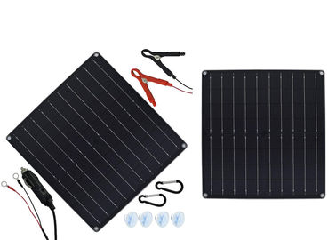 20W Black Foldable Portable Solar Charger Power Bank For Camping