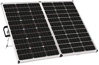 وحدة تحكم لوحة شمسية صلبة قابلة للطي 140 وات خلية أحادية 42 × 24.5 × 4.5 بوصة